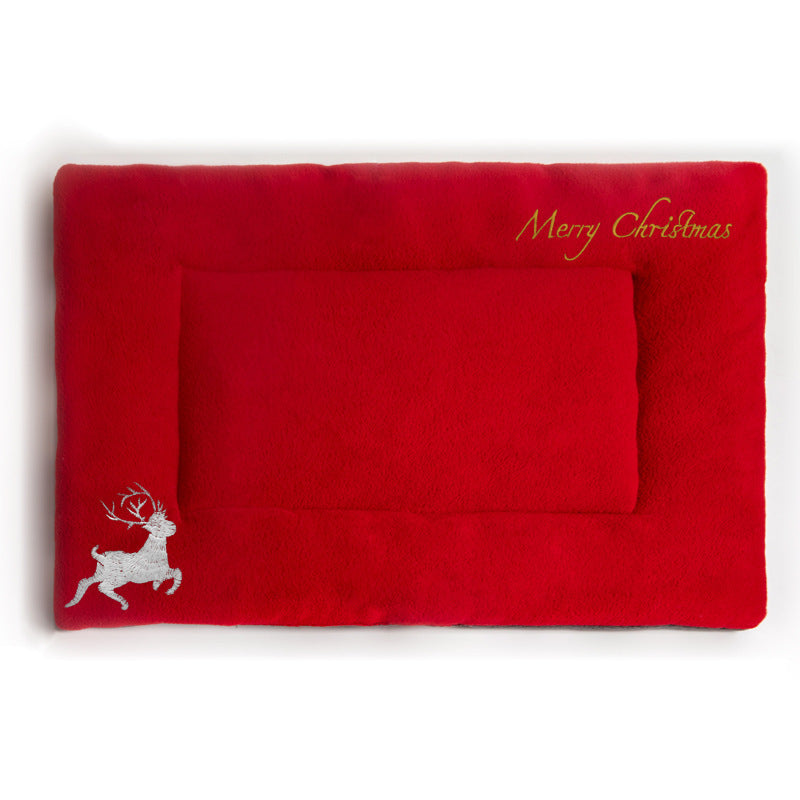 Christmas Pet Mat Super Soft Dog Mat For Christmas - Bellarte Enchanté Christmas Pet Mat Super Soft Dog Mat For Christmas